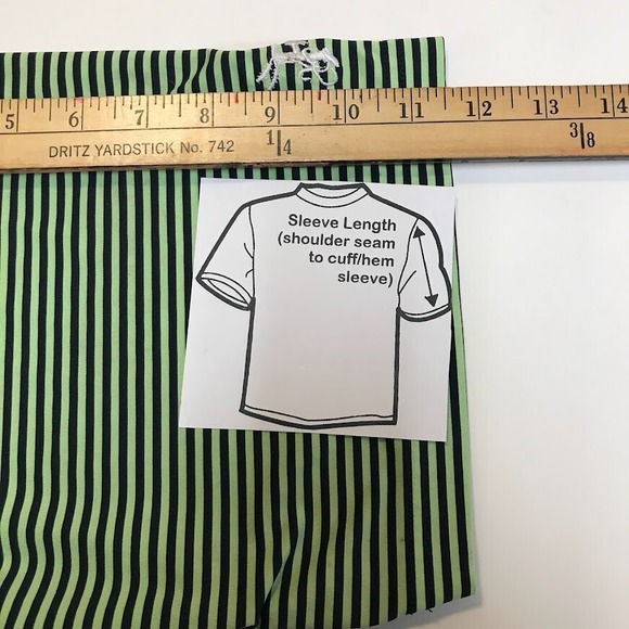 FootJoy Mens Large Golf Polo Shirt Green Navy Striped Foxtail Golf Club Logo - Picture 9 of 10